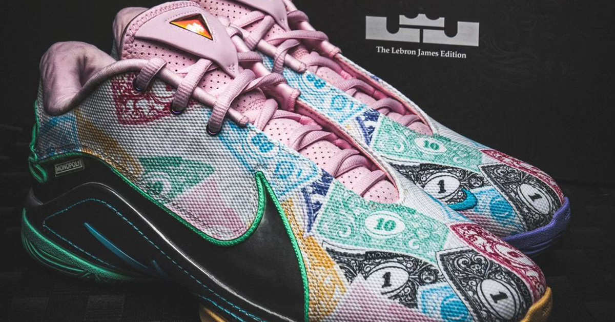 Nike LeBron 22 "Monopoly" Combines Board Game Nostalgia with Basketball Elegance